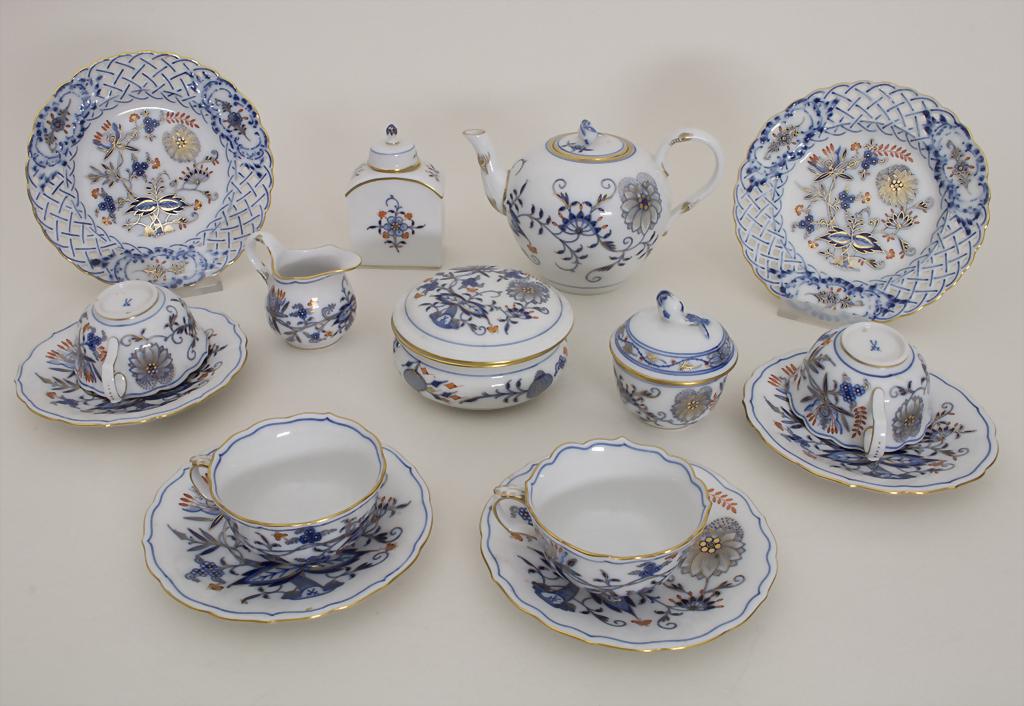 Teeservice 'Zwiebelmuster', Meissen, 2. Hälfte 20. Jh. (1 of 7)