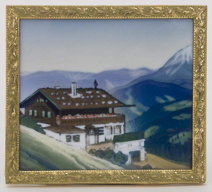 Porzellanbild 'Haus Wachenfeld, Obersalzberg' / A (1 of 3)