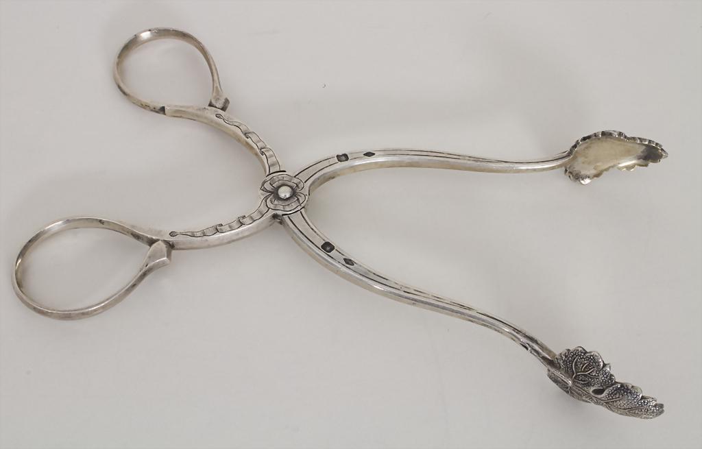 Zuckerzange / Silver sugar tongs, Maison Cardeilhac, (1 of 4)