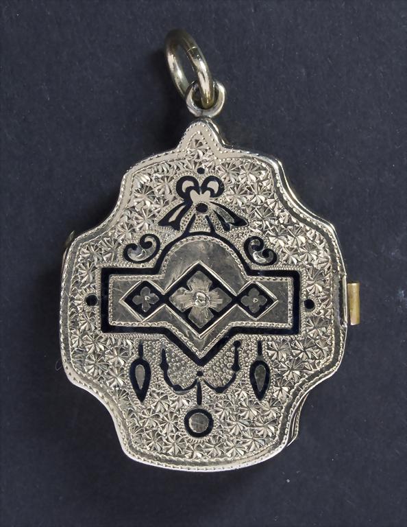 Amulett in Gold / An amulet in gold, 19. Jh. Material: (1 of 3)