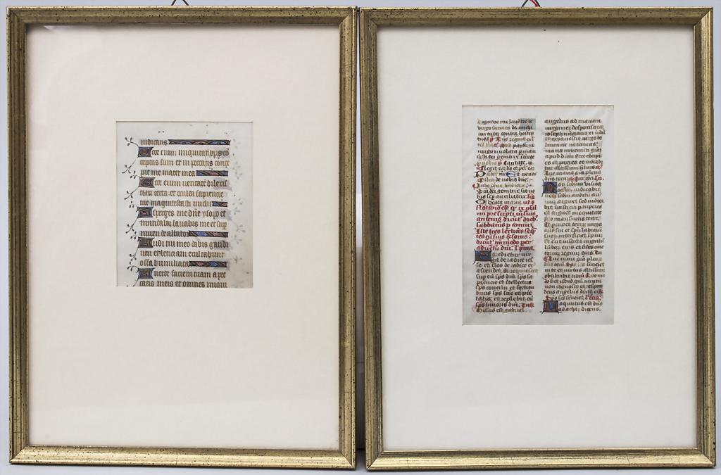 2 Handschriften / A set of 2 manuscripts Material: (1 of 3)