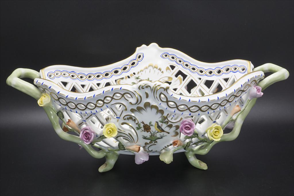 Korbschale / A basket shaped bowl, Herend, Ungarn, (1 of 10)