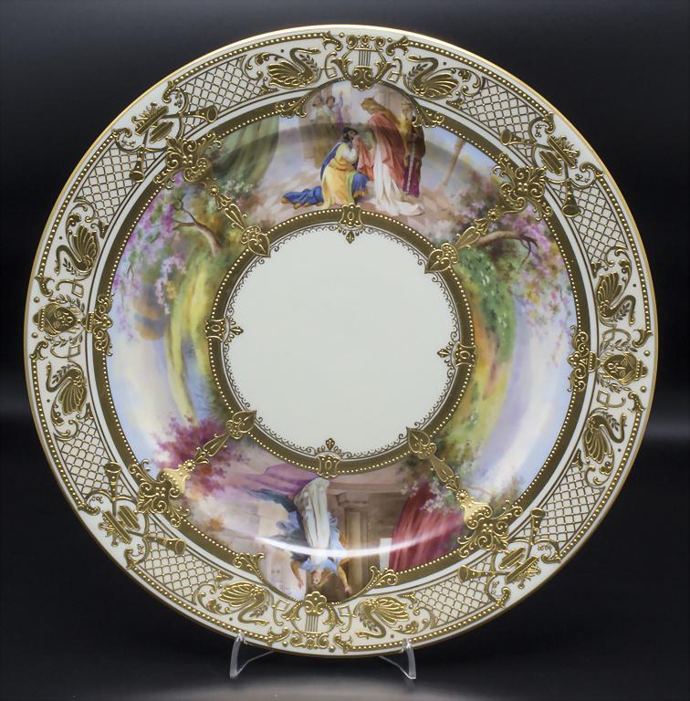 Historismus Teller 'Tannhäuser' / A Historism plate (1 of 5)
