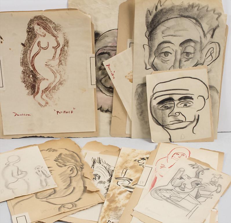 Dunicom (aktiv um 1950), 'Neunzehn Zeichnungen und (1 of 5)