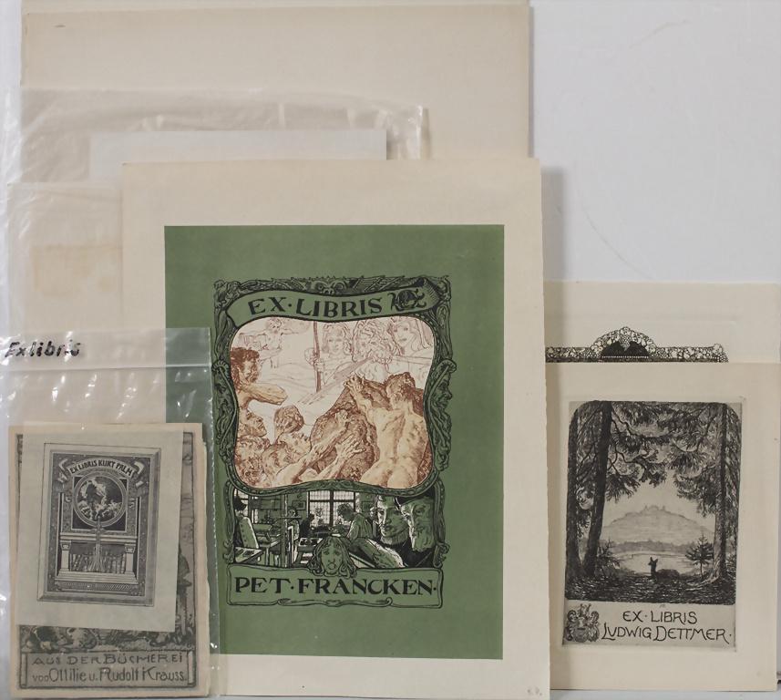 Konvolut 35 Exlibris / A collection of 35 exlibris, 19. (1 of 5)