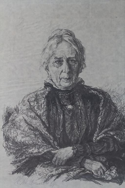 H. M. Avenarius (1887-1954), 'Porträt einer alten Dame' (1 of 3)