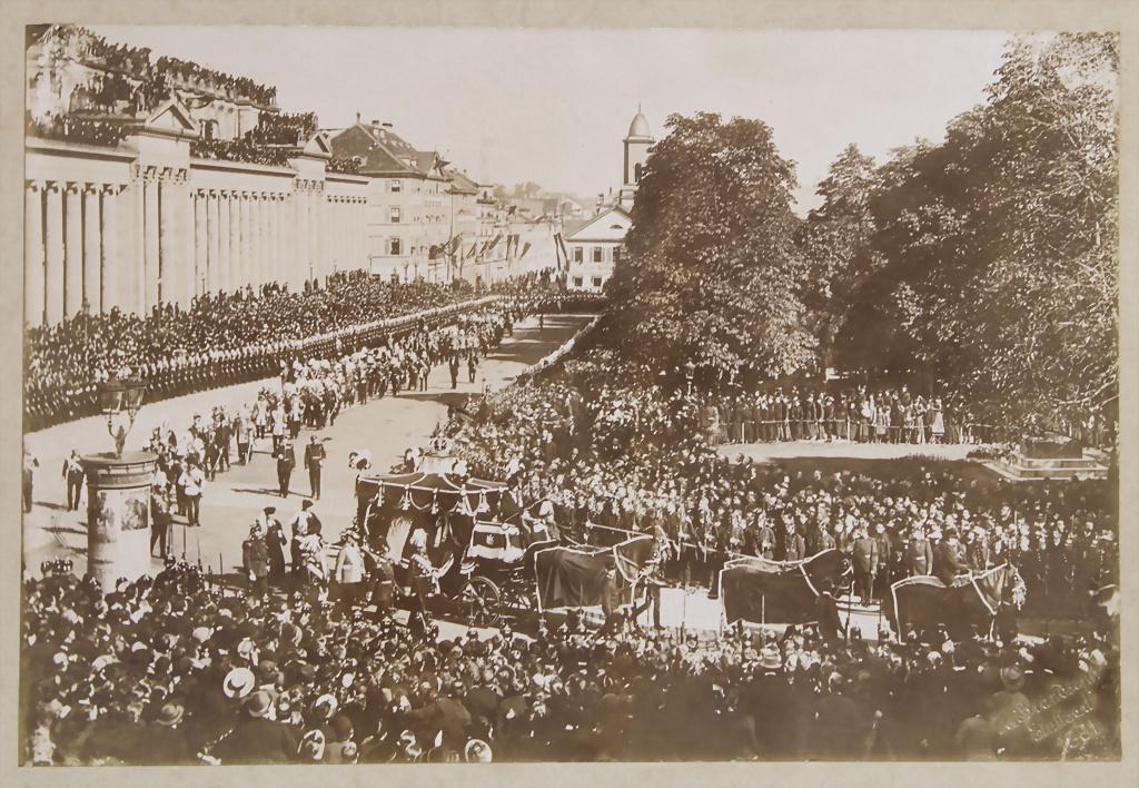 Fotografie 'Trauerzug des Karl I von Württemberg vor (1 of 4)