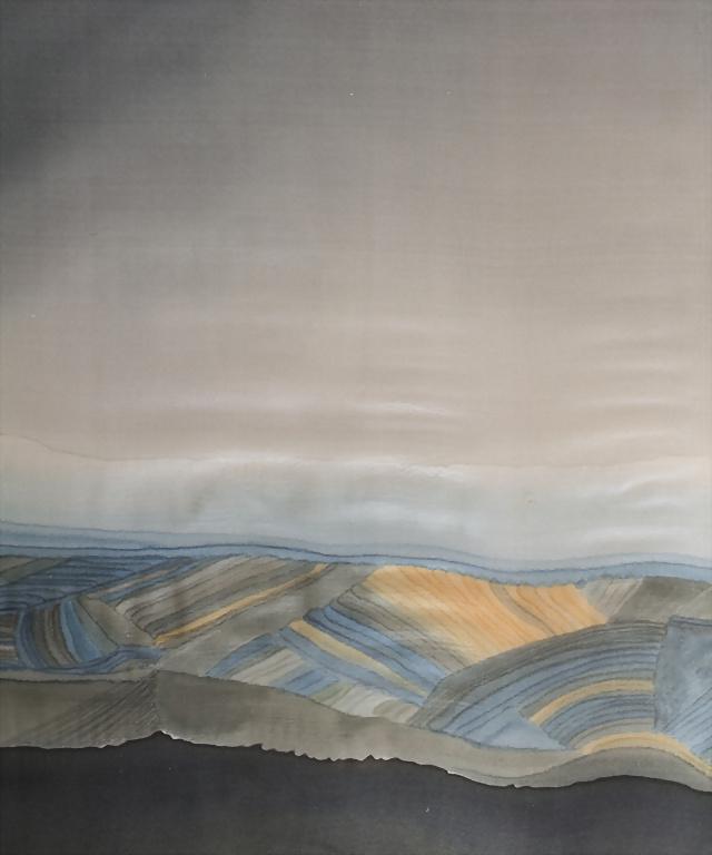 Renate Ziegler (20. Jh.), Seidenmalerei 'Landschaft' / (1 of 2)