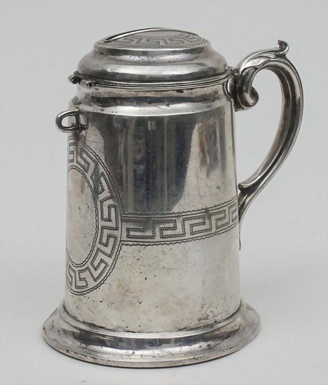 Spardose/Kollekte, Hamburg, um 1830  Humpenform mit (1 of 3)