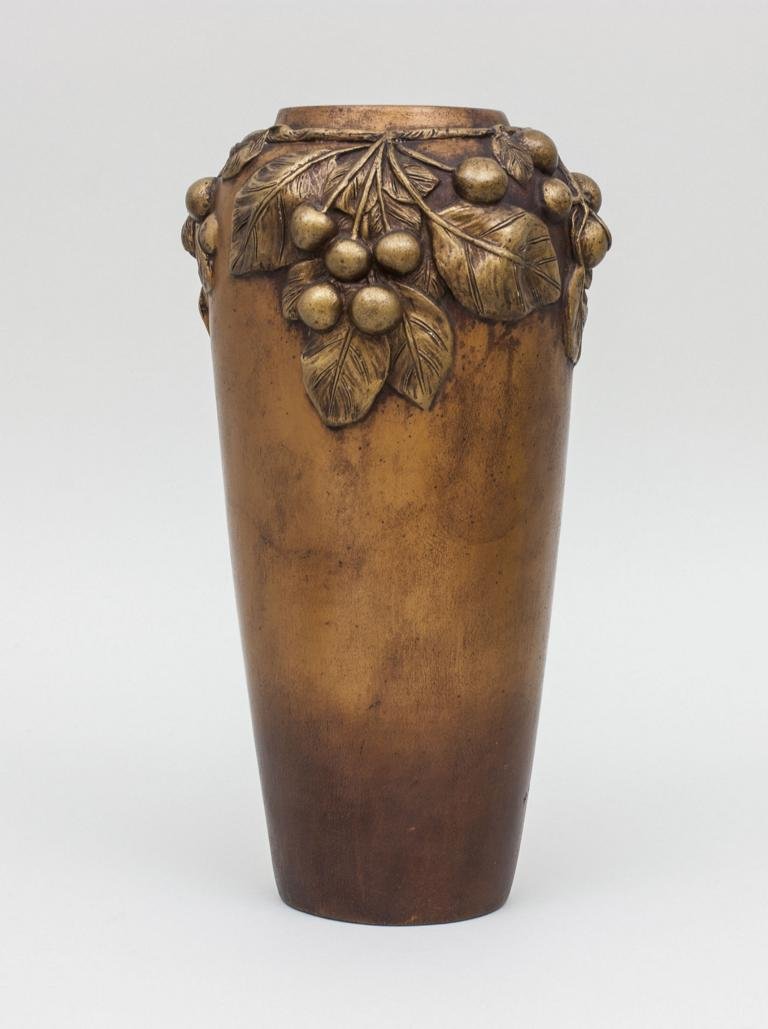 Jugendstil Vase/Art Nouveau Ceramic Vase, Henri Laurent