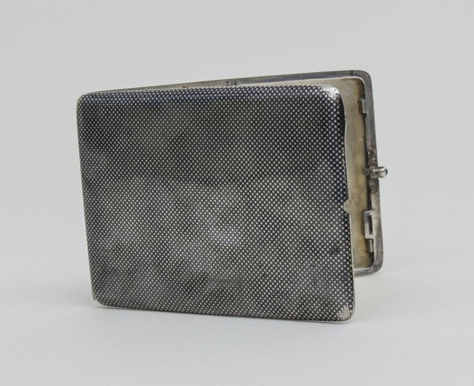Zigarettenetui/Cigarette Case, um 1900 flache (1 of 4)