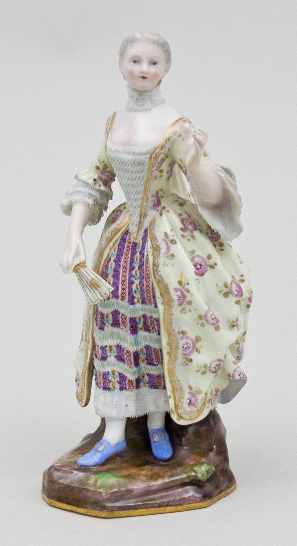 Elegante Dame mit Fächer/ Elegant Lady With Fan, (1 of 4)