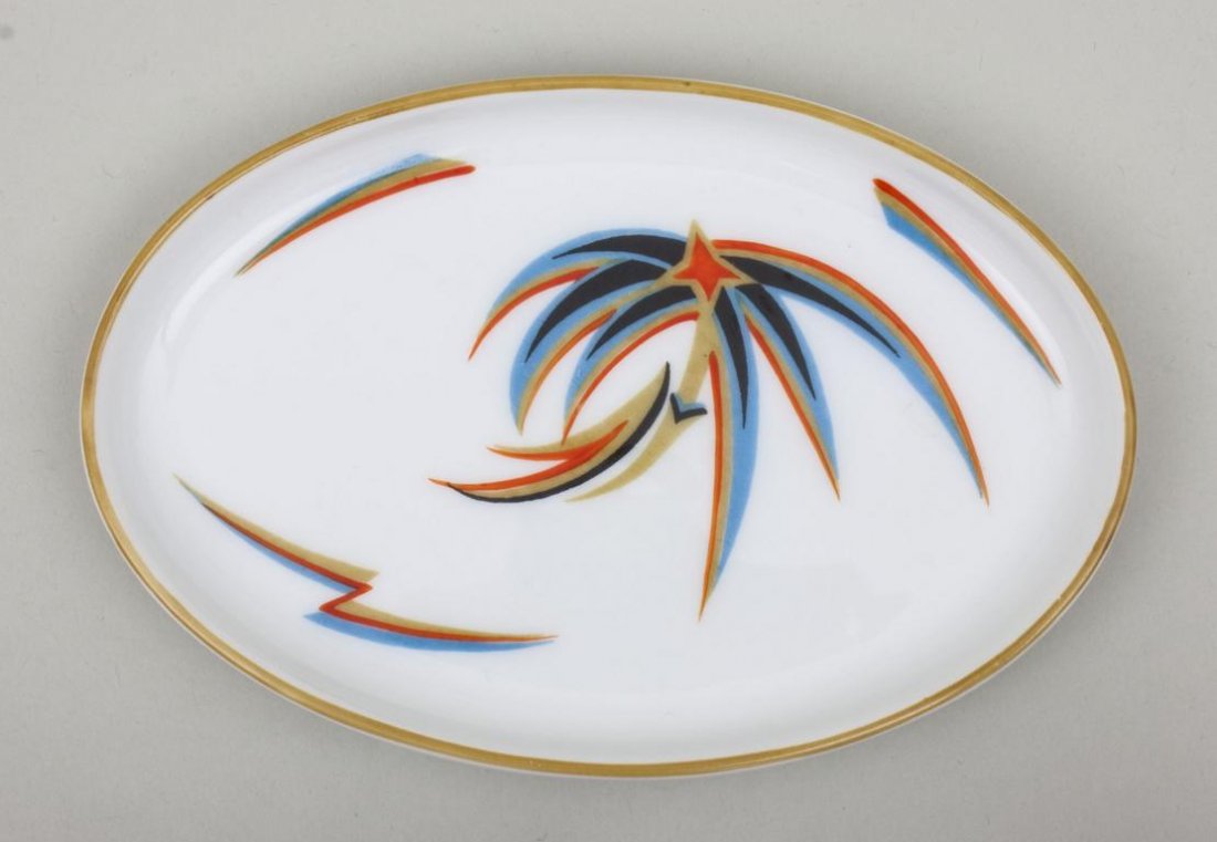 Art Déco Schälchen 'Palmen'/ Art Deco Pin Tray (1 of 2)