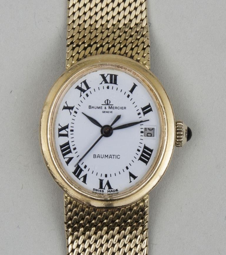 Damenuhr/ Gold Watch, Baume & Mercier Geneve, Schweiz, (1 of 3)