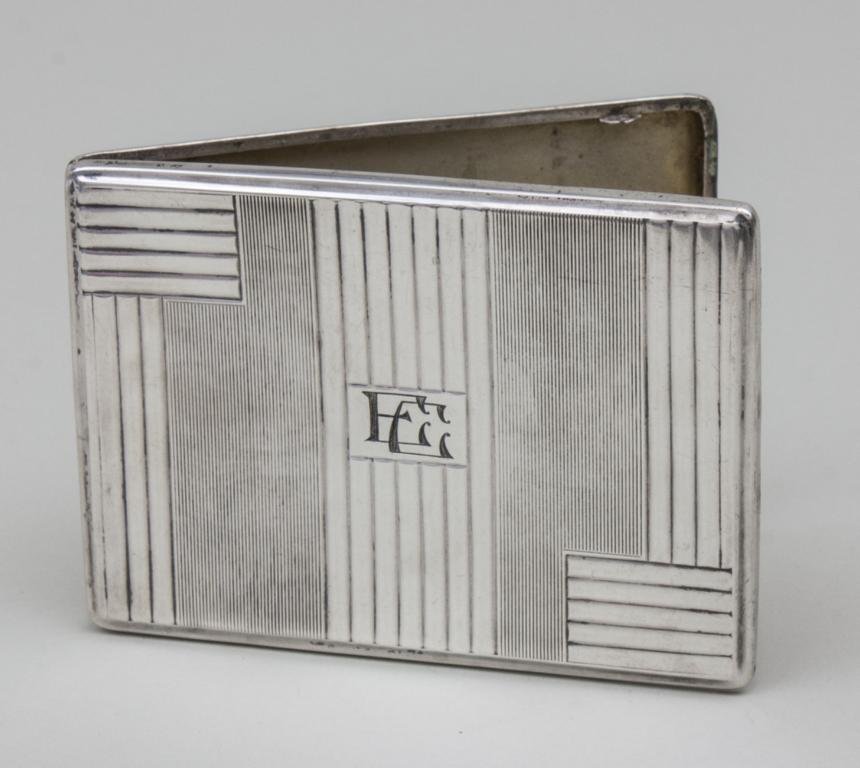 Art Déco Silber Zigarettenetui/Art Nouveau Silver (1 of 2)