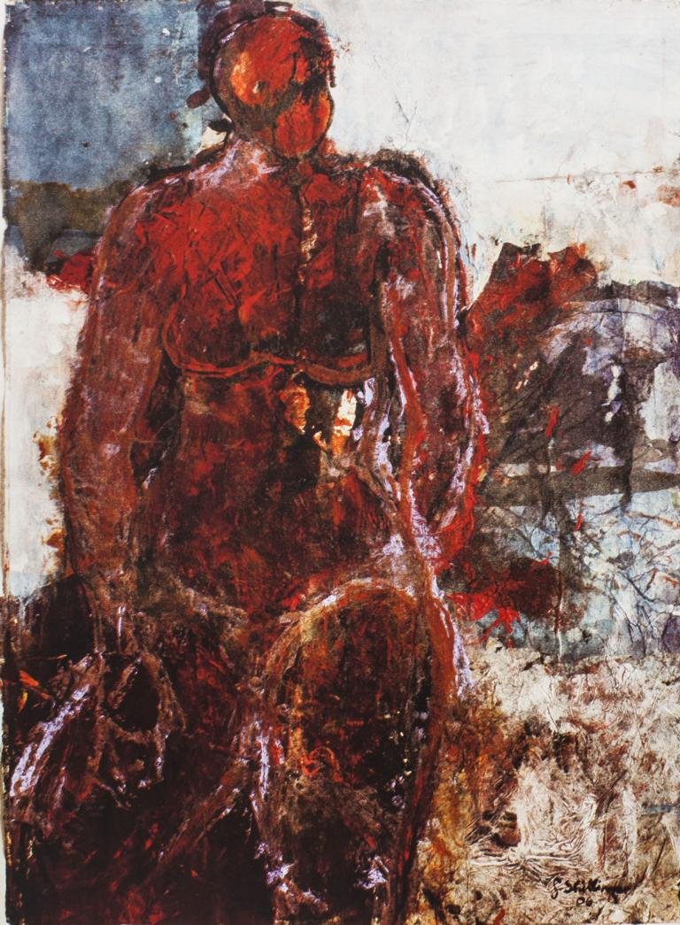 Gudrun Schillinger (Mannheim 1942), 'Blaue Nacht' / (1 of 3)