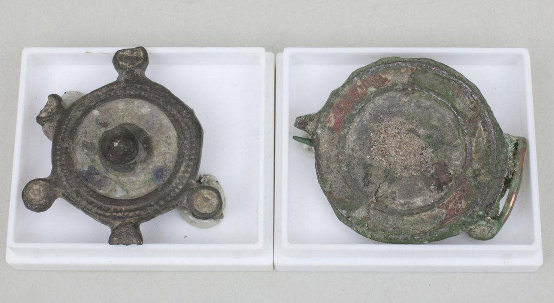 2 rmische Scheiben-Fibeln / 2 Roman Disk Fibulae (1 of 1)