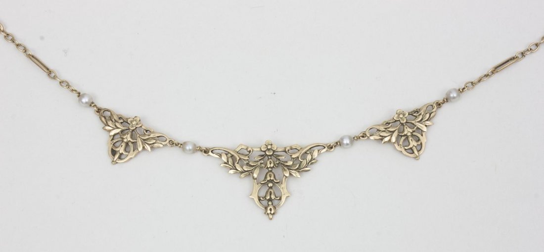 Jugendstil Collier / Art Nouveau Collier, Frankreich / (1 of 1)