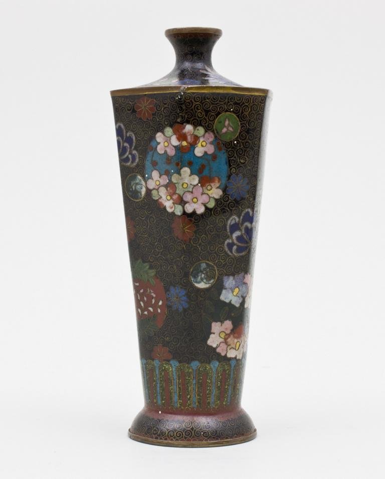 Cloisonné-Vase Solifleur, China, Ende 19. Jh. auf (1 of 2)