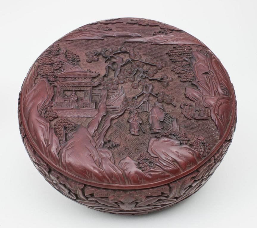 Lackdose / Lacquered Box, China, wohl 19. Jh. Material: (1 of 4)