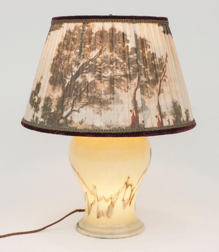 Innenbeleuchtete Tischlampe / Table Lamp illuminated, (1 of 4)