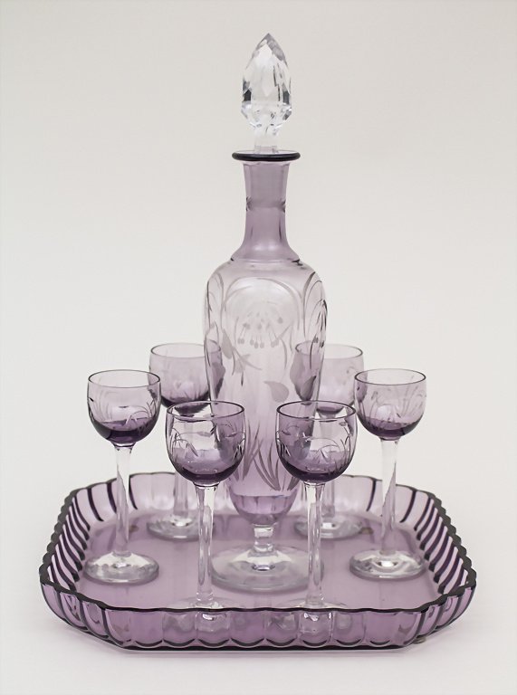 Jugendstil Likörset / Liqueur Set, um 1900 Material: (1 of 1)