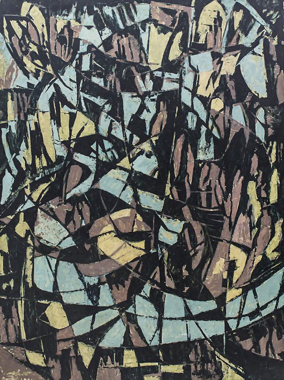 Hugo Möhl (1893-1974), Abstrakte Komposition (1 of 3)