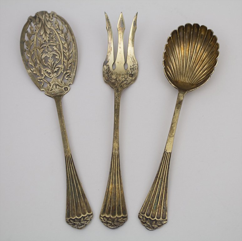 Vorlegebesteck 3-tlg./ Serving Cutlery, Paris, um 1900 (1 of 2)