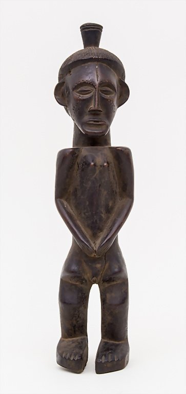 Kultfigur, Chokwe, Angola/Kongo Material: Holz mit (1 of 3)