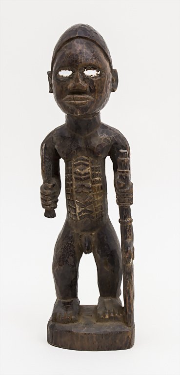 Kultfigur, Bembe, R-Kongo Material: Holz, mit brauner (1 of 3)