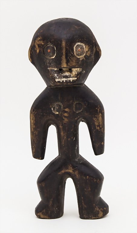 Kultfigur, Lega, Kongo Material: Holz, mit schöner (1 of 2)