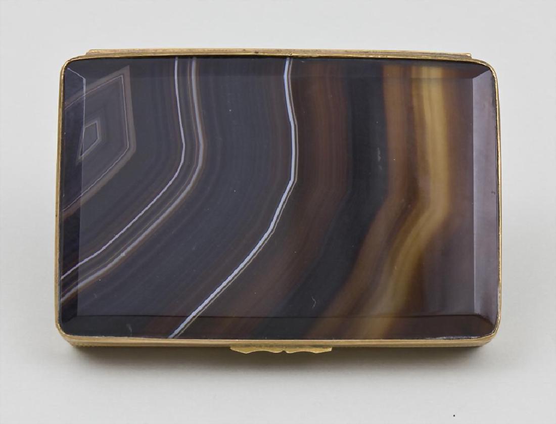 Achat-Zigarettenetui/Agate Cigarette Case, Anfang 20. (1 of 2)