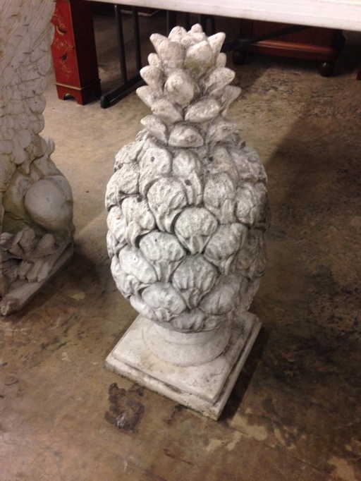 concrete pineapple statue