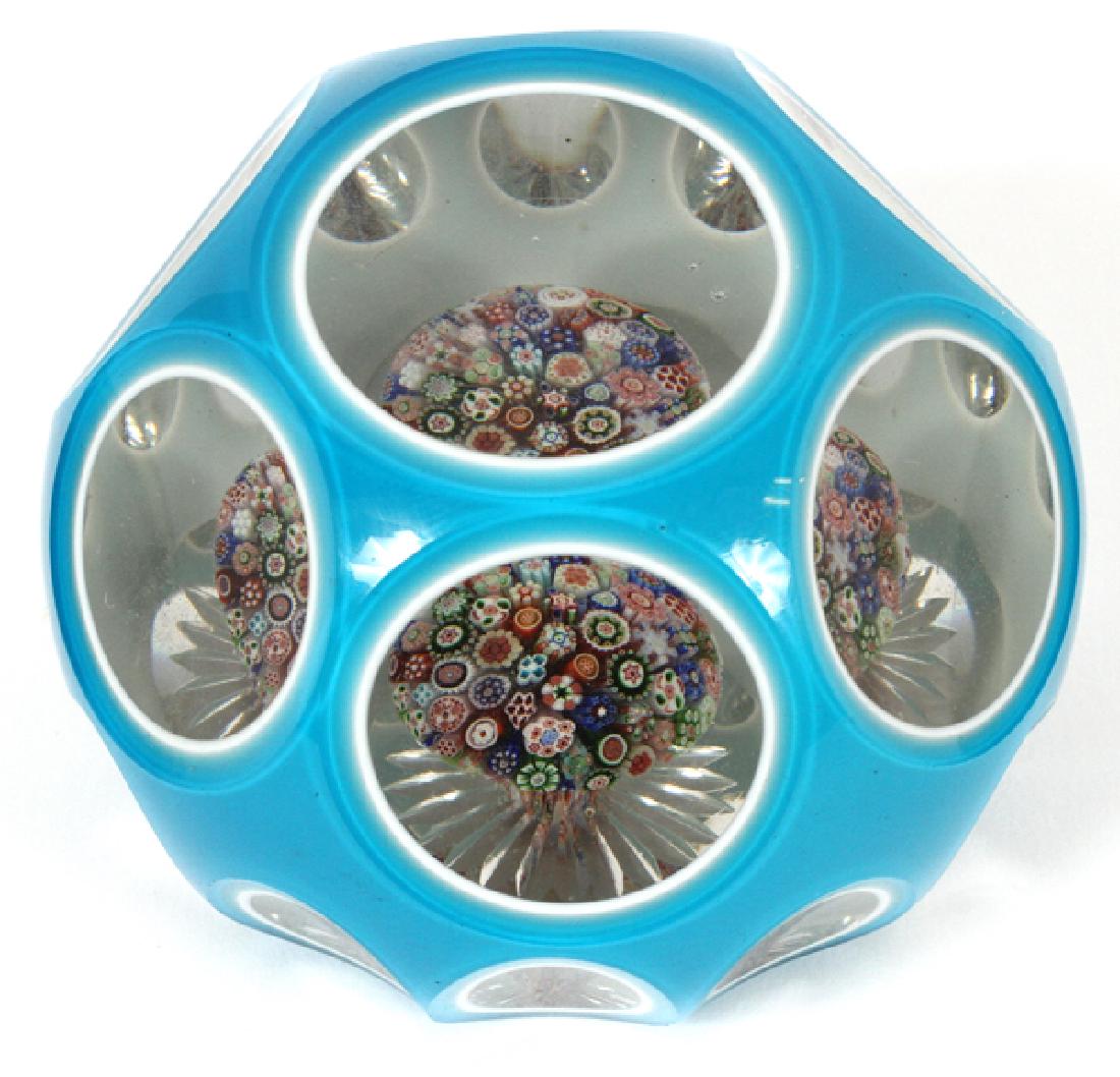 BACCARAT DOUBLE OVERLAY PAPERWEIGHT (1 of 3)