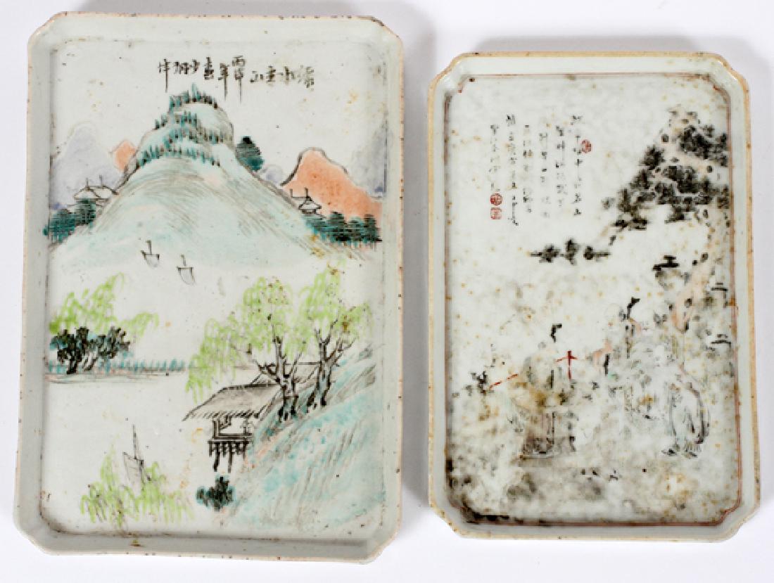 CHINESE PORCELAIN TRAY PAIR (1 of 6)