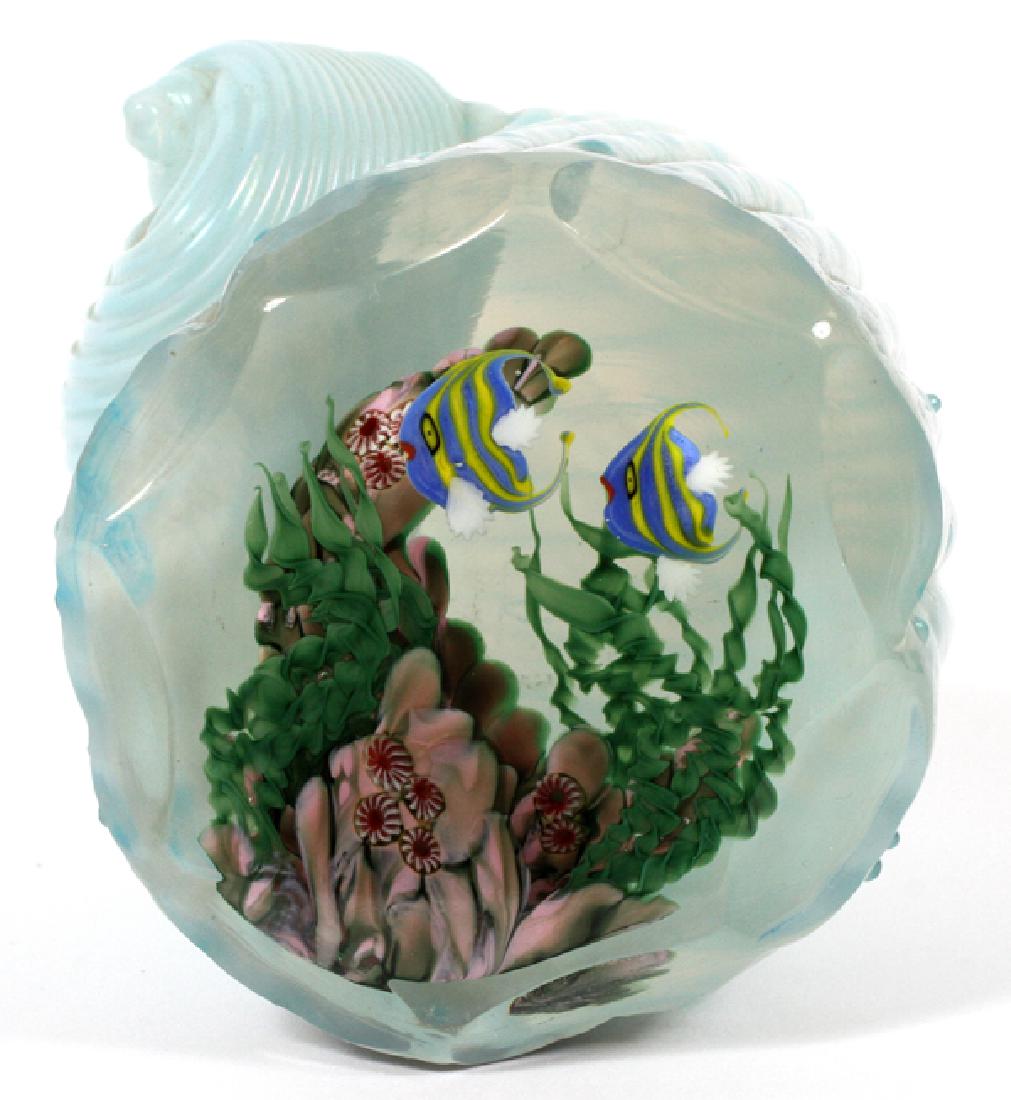 STEVEN LUNDBERG ART GLASS MAGNUM PAPERWEIGHT (1 of 3)