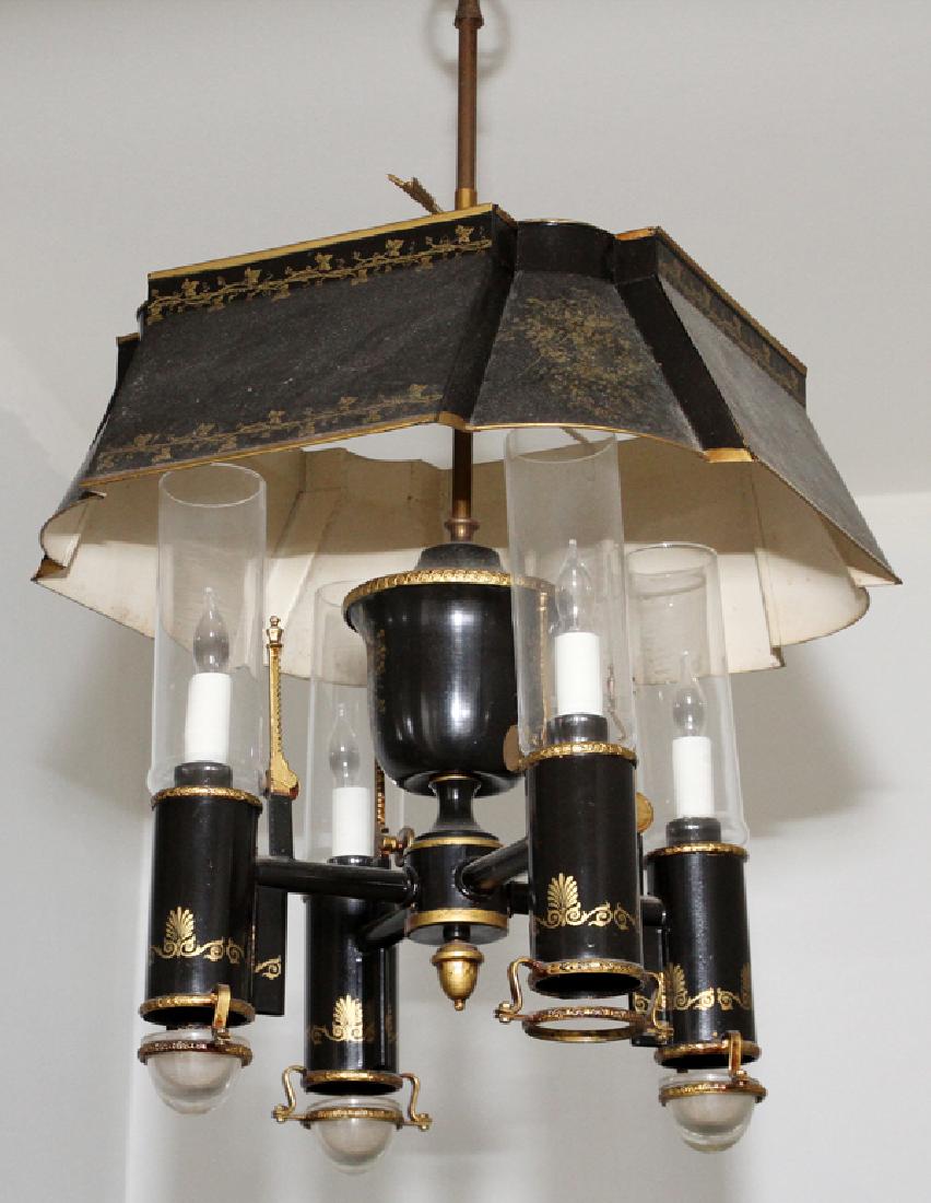 FEDERAL STYLE TOLE FOUR LIGHT CHANDELIER (1 of 3)