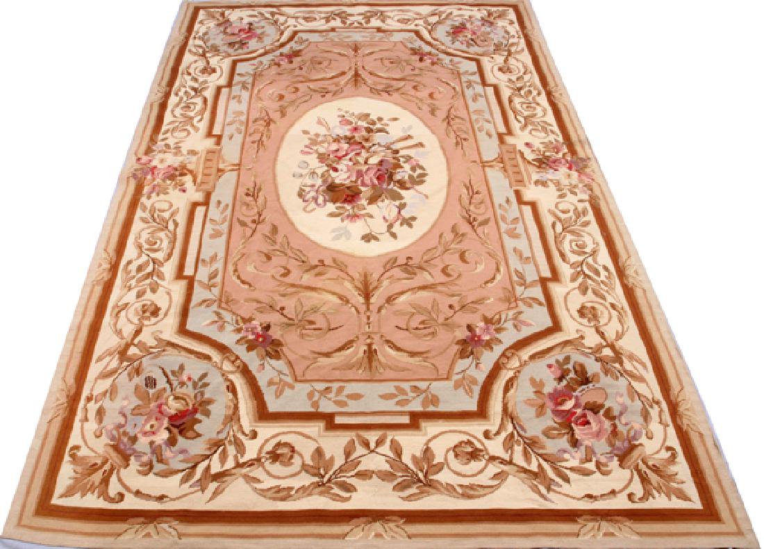 FRENCH AUBUSSON STYLE WOOL NEEDLEPOINT CARPET (1 of 3)