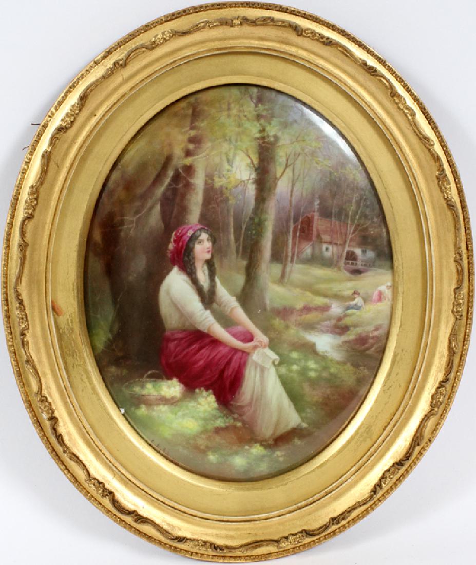 LESLIE JOHNSON BY ROYAL DOULTON PORCELAIN PLAQUE (1 of 5)