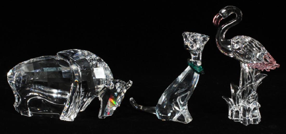 SWAROVSKI CRYSTAL ANIMAL FIGURINES THREE (1 of 2)