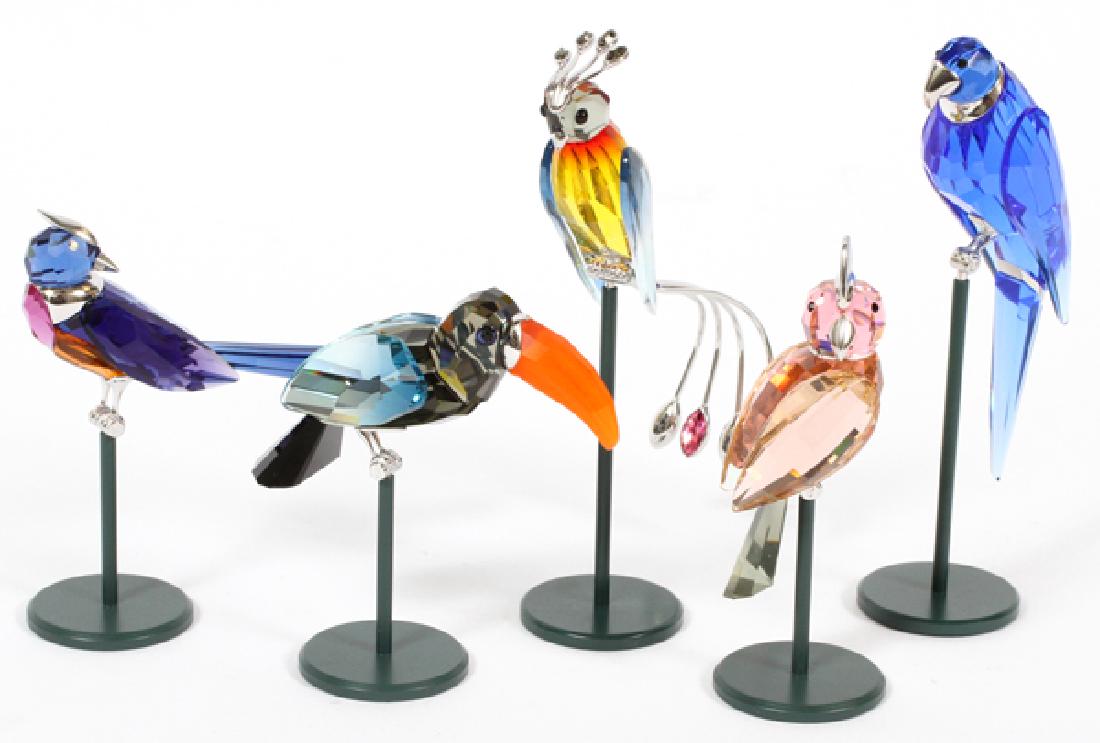 SWAROVSKI CRYSTAL TROPICAL BIRDS FIVE (1 of 2)