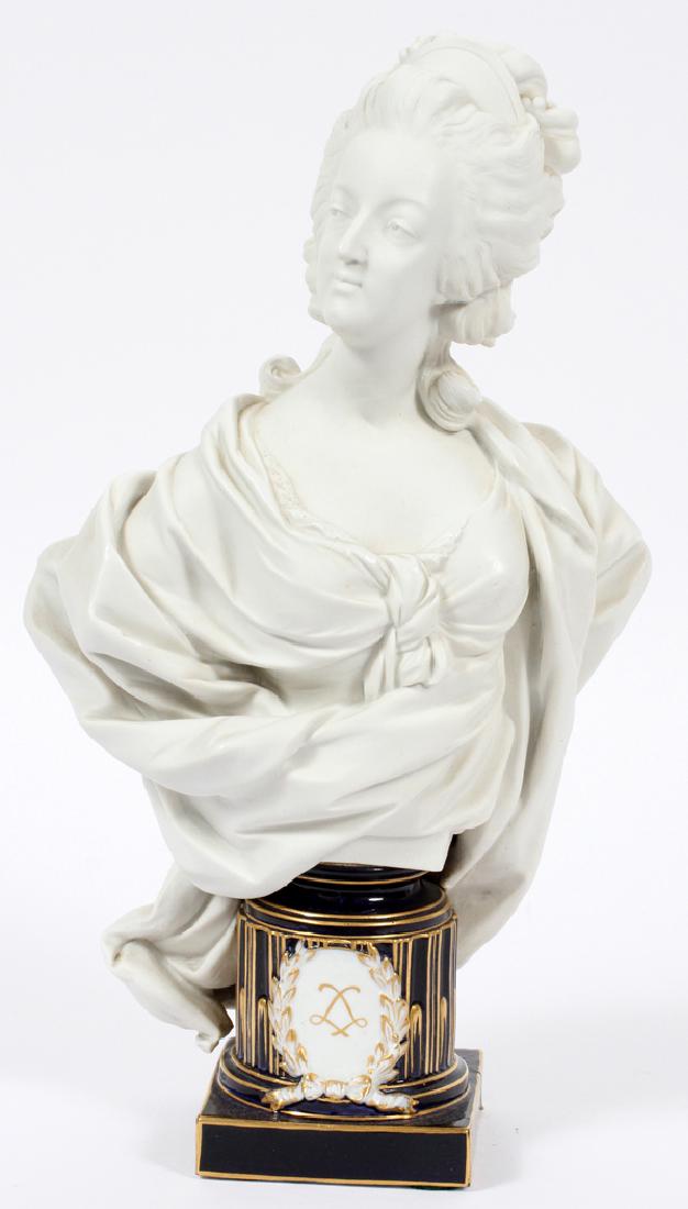 VOLKSTEDT BISQUE PORCELAIN FEMALE BUST (1 of 4)