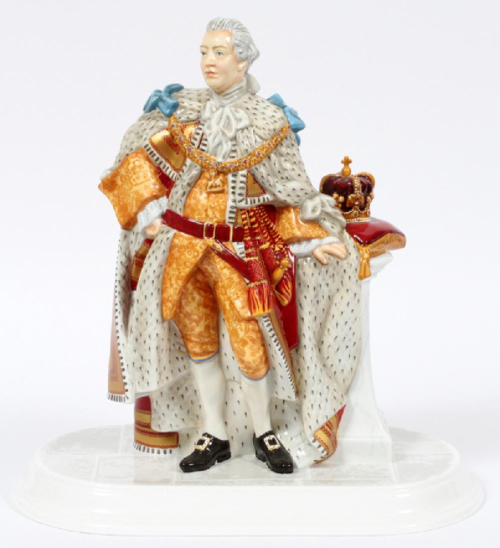 ROYAL DOULTON PORCELAIN KING GEORGE III FIGURE (1 of 3)