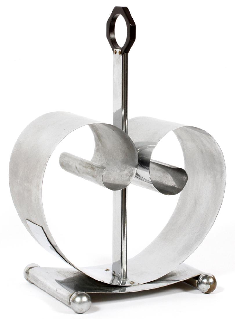 FRED FARR FOR REVERE MODERN CHROME MAGAZINE HOLDER (1 of 3)