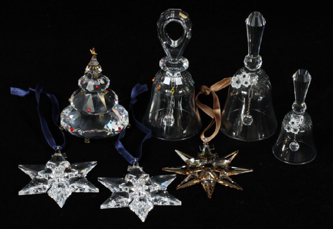 GROUP OF SEVEN SWAROVSKI CRYSTAL ITEMS (1 of 2)