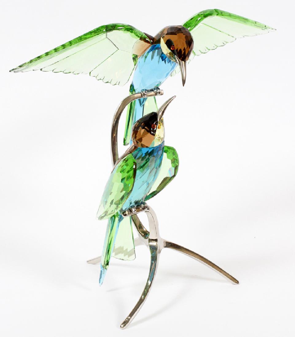 SWAROVSKI CRYSTAL WEAVER-BIRD SCULPTURE (1 of 2)