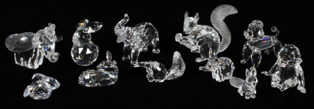 SWAROVSKI CRYSTAL MINIATURE ANIMAL FIGURINES (1 of 2)