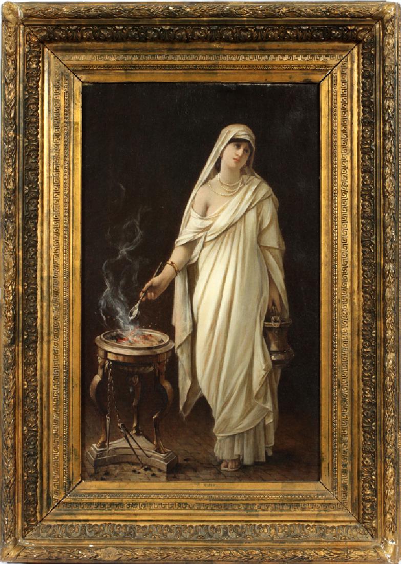 LOUIS HECTOR LEROUX OIL ON CANVAS (1 of 6)