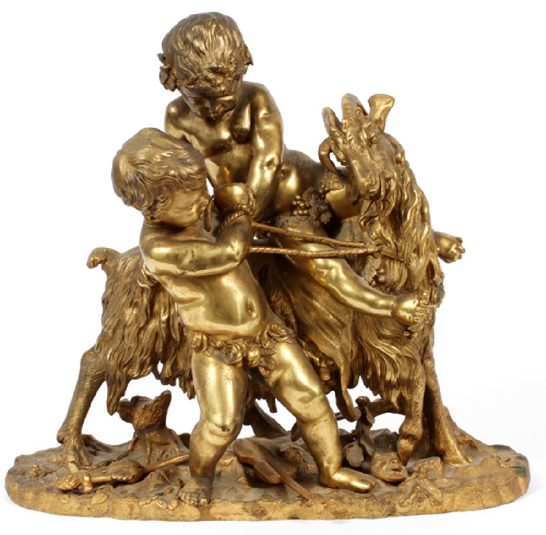 CONTINENTAL BRONZE FIGURAL GROUP (1 of 4)