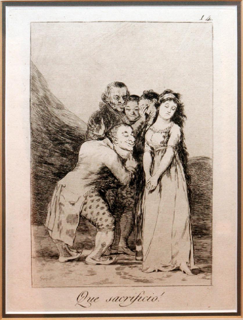 AFTER FRANCISCO GOYA ETCHING & AQUATINT (1 of 2)